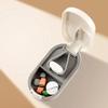 Cut Pill Box.304 Stainless Steel Blade.Portable Medicine Dispenser.No Need To Break By Hand.Suitable For Multiple Types Of Pills