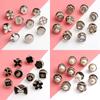 10pcs/Set Buckle Neckline Artifact Fastener Button Brooch Women Pin Clothes Decoration Clasps Accessory