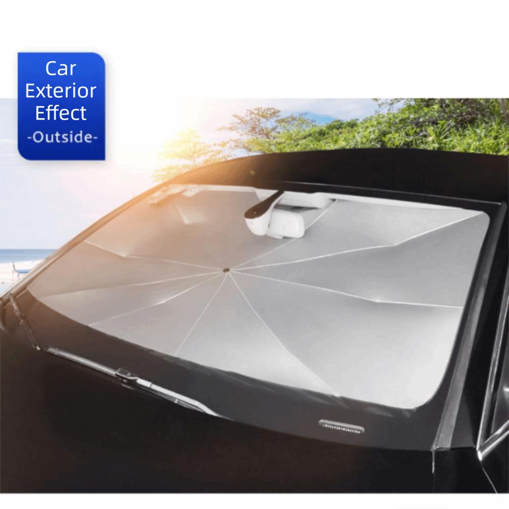 Retractable Car Parasol Thermal Insulation Car Sun Shade Car Umbrella Sunlight Exposure