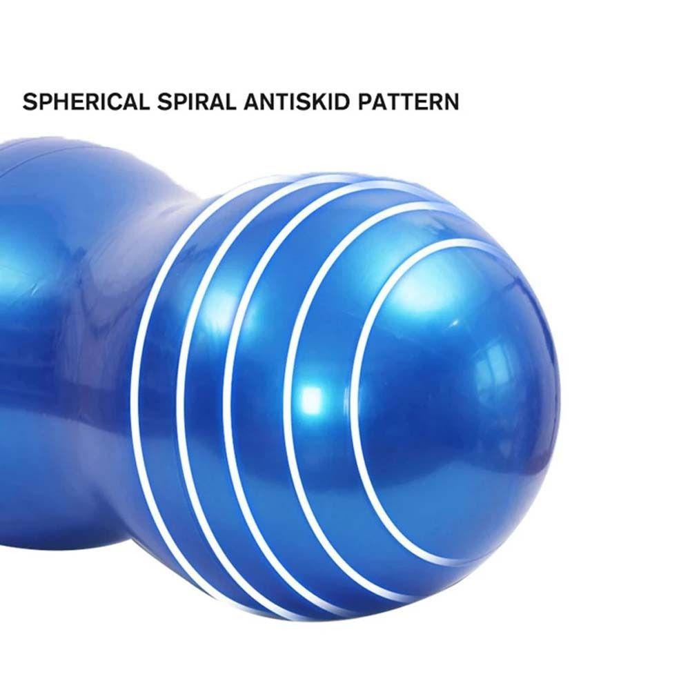 Thickened Peanut Ball 45*90CM Yoga Fitness Ball Balance Sports Pilates Yoga Ball Adult Fitness