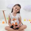 Apricot Lamb Yellow Fox Plush Toy for Children, Soft and Cute, Fluffy Yellow Fox for Girls and Boys, 20cm