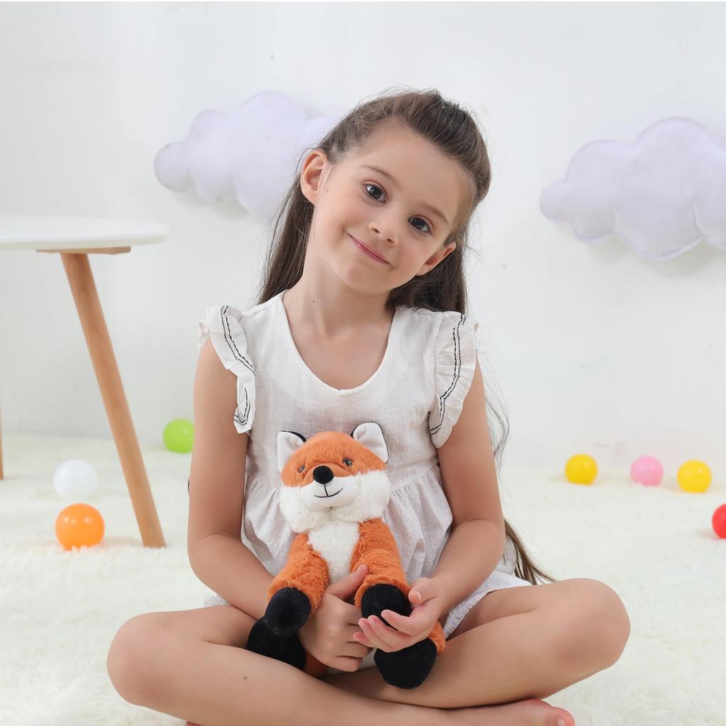 Apricot Lamb Yellow Fox Plush Toy for Children, Soft and Cute, Fluffy Yellow Fox for Girls and Boys, 20cm