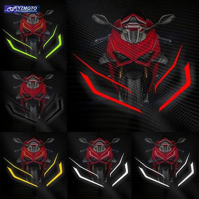 Для Ducati V4 V4S V4R V2 1199 1098 Мотоциклетные Аксессуары Переднее Головное Гонки Обтекатель Наклейка Светоотражающая Водонепроницаемая Наклейки