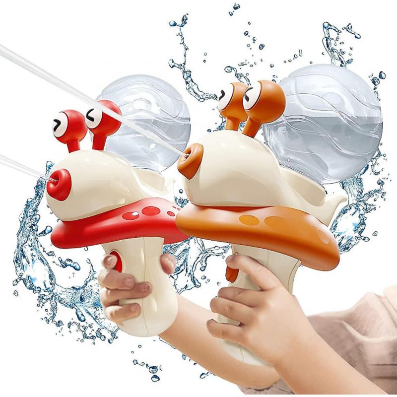 Электрический Водяной Пистолет, Уникальный Водяной Пистолет в Форме Улитки, Игрушка для Водных Битв в Бассейне Летом