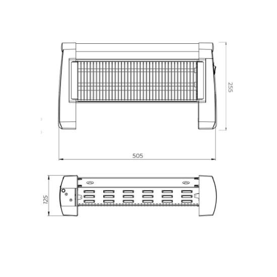 Электрический обогреватель Lx-2819