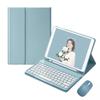IPad 10.2 и Air 11 Круглая Bluetooth-клавиатура и Защитный чехол с подставкой и слотом для стилуса A16