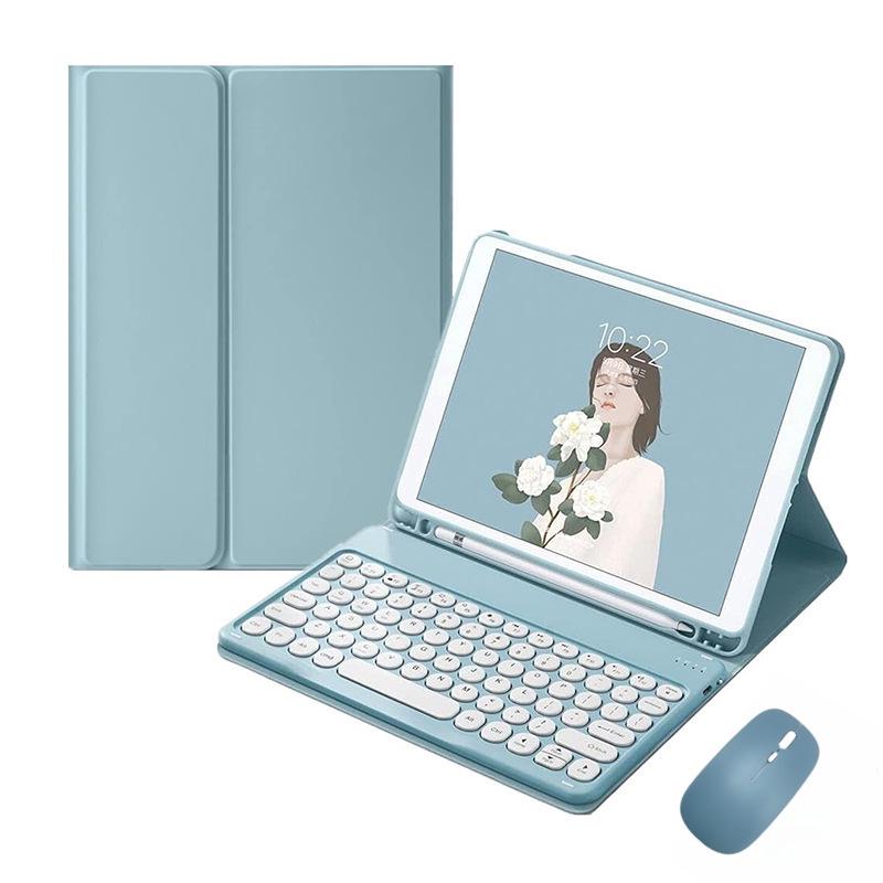 IPad 10.2 и Air 11 Круглая Bluetooth-клавиатура и Защитный чехол с подставкой и слотом для стилуса A16