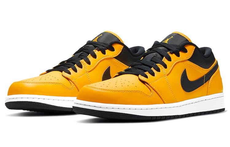Air Jordan 1 Low 'University Gold Black' 553558-700