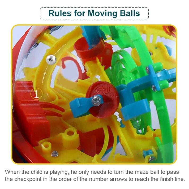 Maze Ball Mini 3D Magic Puzzle Intelligence & Idea Perplexus Maze Game Labyrinth IQ Подставка для подарков для детей и взрослых
