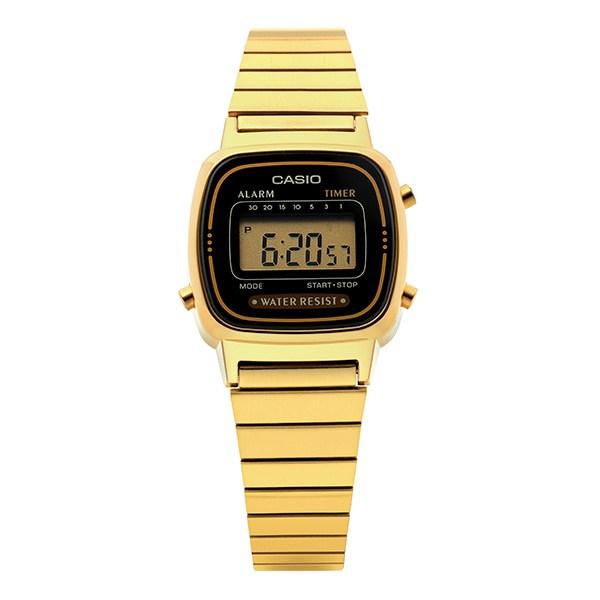 Casio Women's Digital Gold Quartz Metal Watch LA670WGA-1DF