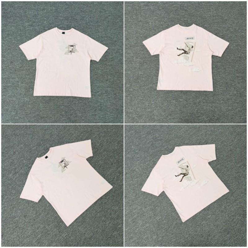 Mens Loose Fit Short Sleeve T-Shirt Embroidered Casual Fashion Teens 2025