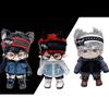 niannyyhouse 15cm 20cm Plush Clothes Cool Suit Denim Jacket Hoodie Shorts Headwear Eyewear Shoes Cotton Doll Clothes Dress Up Accessories (gray, 15cm)