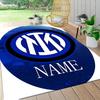 Custom Name Nautical Crest Emblem Carpet Rug Customizable Soft Washable Anti-Slip Home Living Room Sofa Mats Personalized Rug. 0909200
