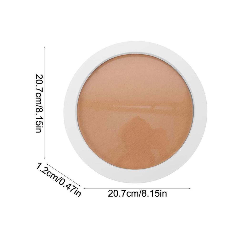 Круглая фоторамка на деревянной основе, декоративный настенный держатель для фотографий для масляных картин, 8-дюймовая фоторамка, домашний декор