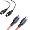 5-Pin DIN Plug MIDI Cable Male To Male Din-5pin M/M Cable Adapter  Electric Guitar Effect