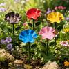 Ornamental Horticulture Bee Butterfly Watering Station Flower Shape Bird Bath  Wildlife Garden