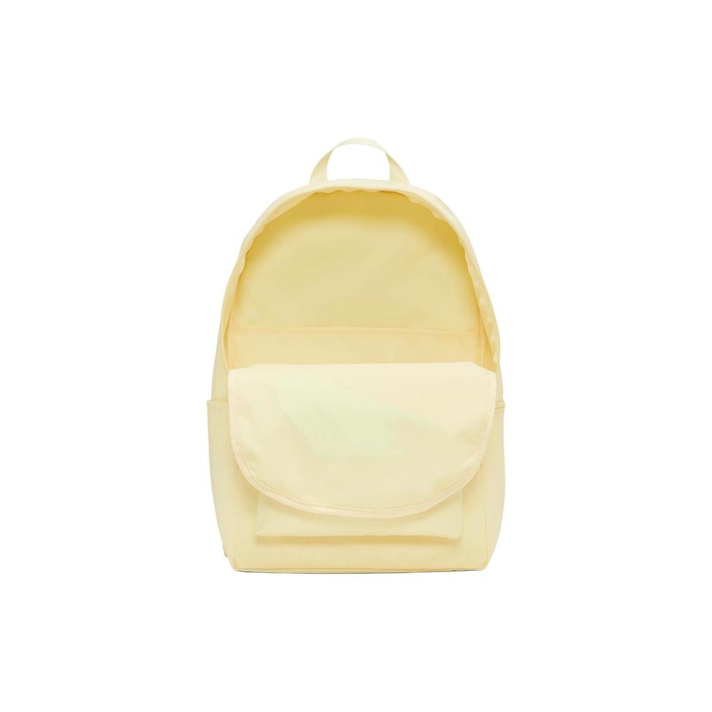 Nike Heritage Casual Sports Large Capacity Zipper Fabric Backpack Unisex Backpack Light-Laser-Orange Light-Silver FB3040-826