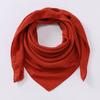91cm solid color cotton-linen scarf headscarf, vintage square scarf, gauze scarf, shawl, breathable headscarf, women's wholesale