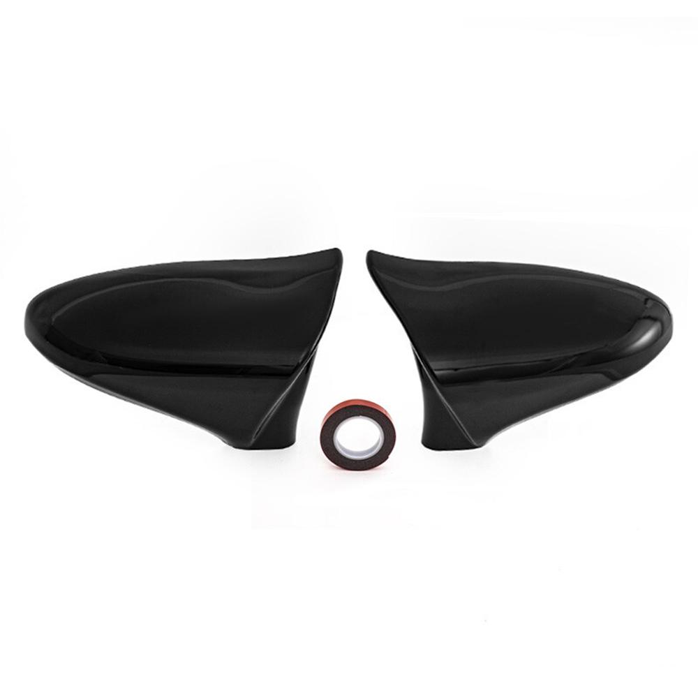 Зеркальные накладки M Horn Глянцево-черные для Lexus IS RC 200 300 350 450 2014-2020