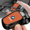 IQJD2 Car Sun Visor Glasses Holder Organizer Anti-Slip Eyewear Clip for BMW 2 5 6 7 Series F20 G20 G30 X1 X3 X4 X5 X6 F15 G05 Sticker