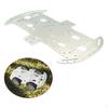 Metal Smart Car Chassis Aluminum Alloy Professional Replacement Lightweight Robot Part Practical