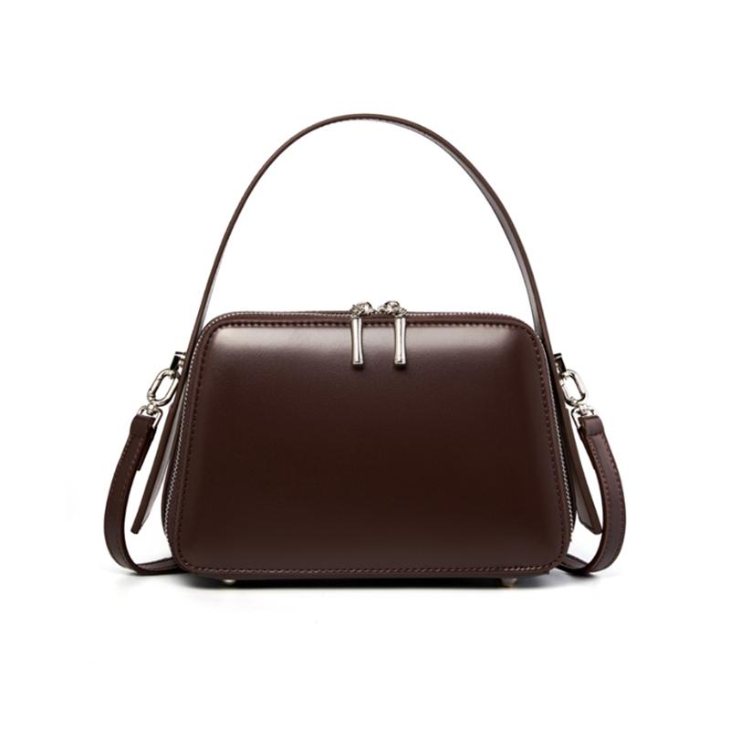 Небольшие сумки через плечо из натуральной кожи для женщин, модные дизайнерские кошельки с ручкой сверху, женские сумки