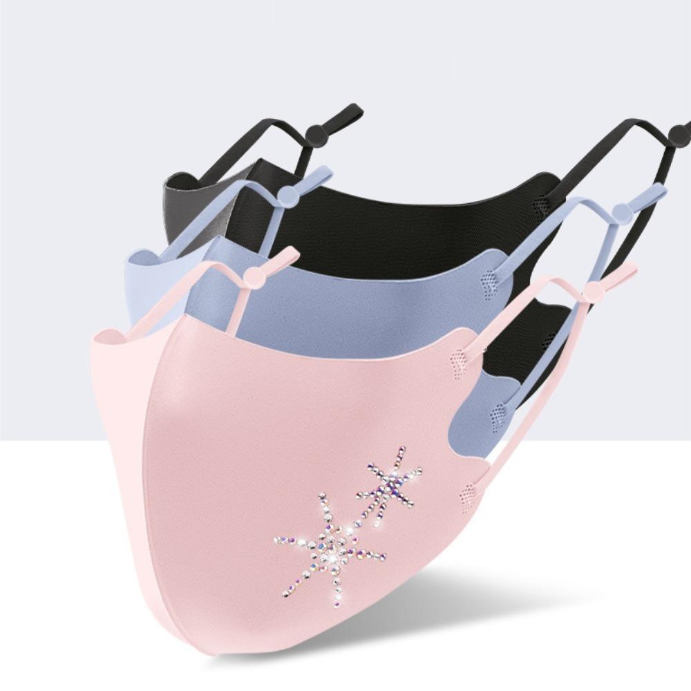 Дышащая маска из ледяного шелка, анти-УФ-защитная маска, горячая распродажа, вуаль для лица, подарок