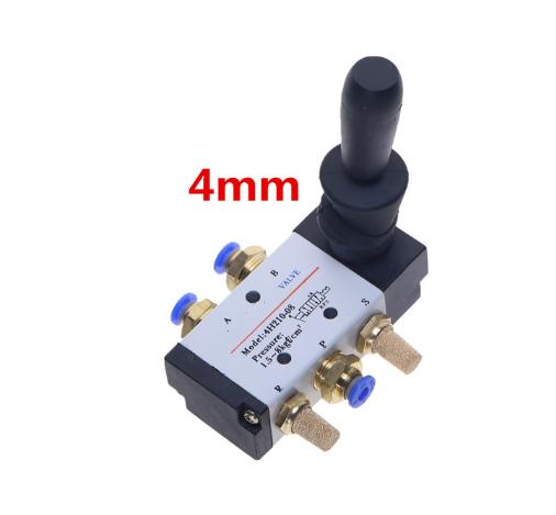 4H210-08 1/4" 2 Position 5 Port Air Manual Valve Pneumatic Control Valve 5/2 Way Hand Lever Operated Control Valve