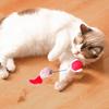 Интерактивная игрушка для кошек, катящийся мяч, электрическая самодвижущаяся игрушка с плюшевой мышкой