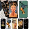Egypt Nefertiti Ankh Phone Case For iPhone 12 11 13 14 Pro Max X XR XS Max 7 8 Plus SE 2020 12 Mini 13 Mini Cover