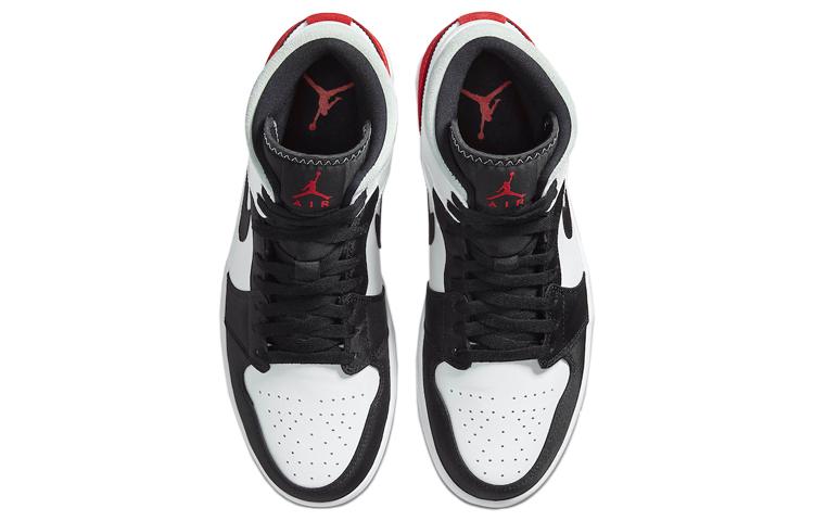 Jordan 1 Mid SE Красный Черный Носок 852542-100