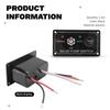 N60R-DC 12V Fused Marine Bilge Pump Switch Panel With LED Indicator Light Manual/Off/Auto 3-Way Toggle Switch