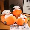 Creative car radish rabbit doll plush toy little white rabbit doll children's rag doll girl birthday gift