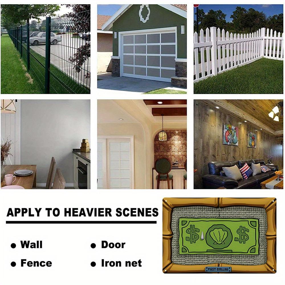 Aluminum First Dollar Wall Decor Vintage Metal Tin Sign for Home and Office Decoration Waterproof and Dustproof Iron Painting