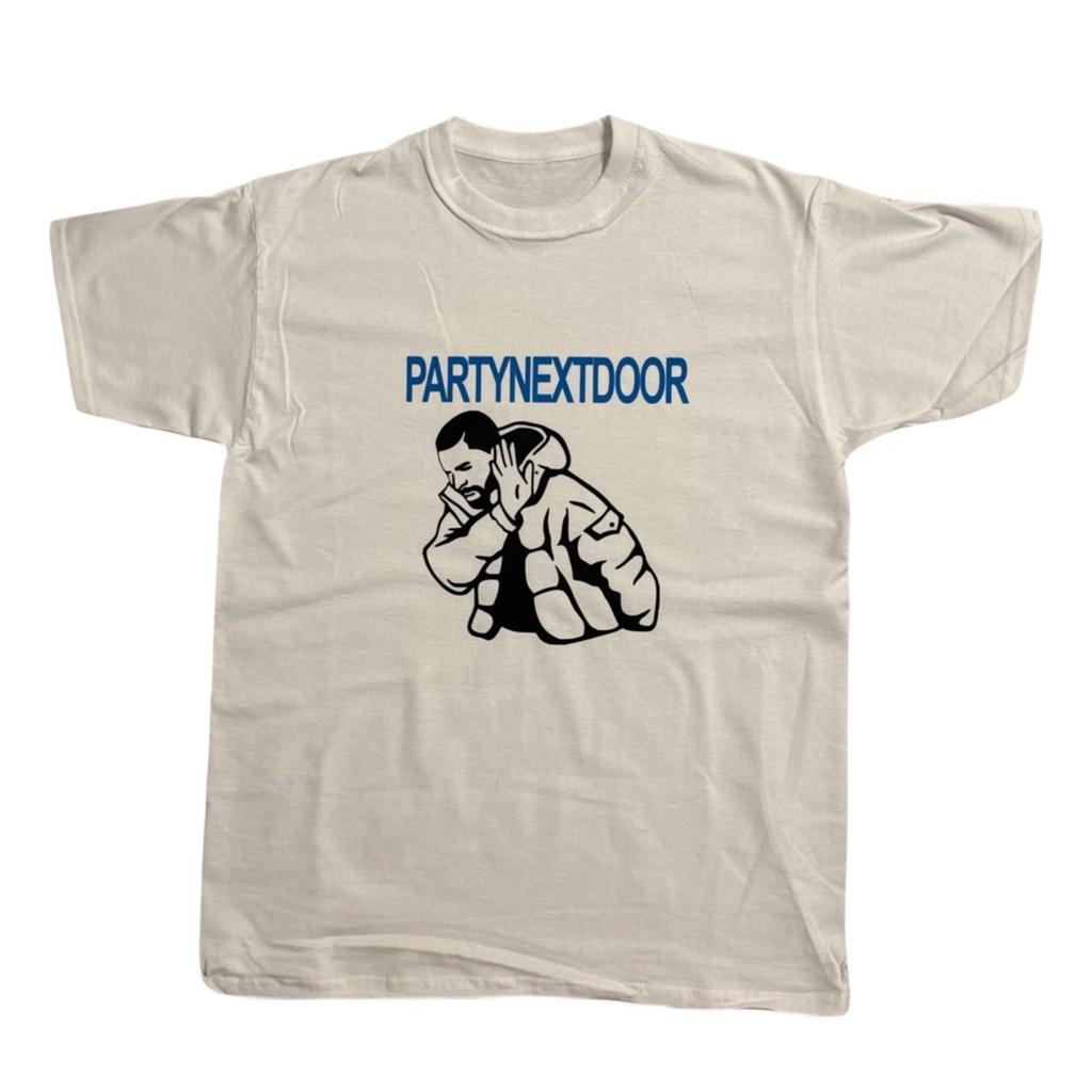 Летняя рэперская футболка Drake Partynextdoor с принтом для мужчин, унисекс, хип-хоп, мужская футболка, унисекс, 100% хлопок, оверсайз