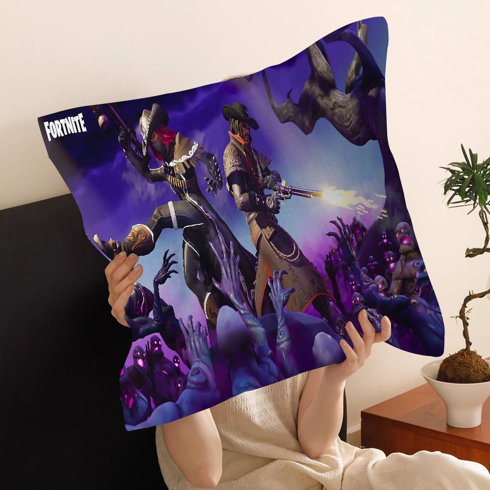 Подушка F-Fortnites Подушка Аниме Подушка для изголовья дивана-кровати Наволочка Чехол для подушки 45x45 см Мода