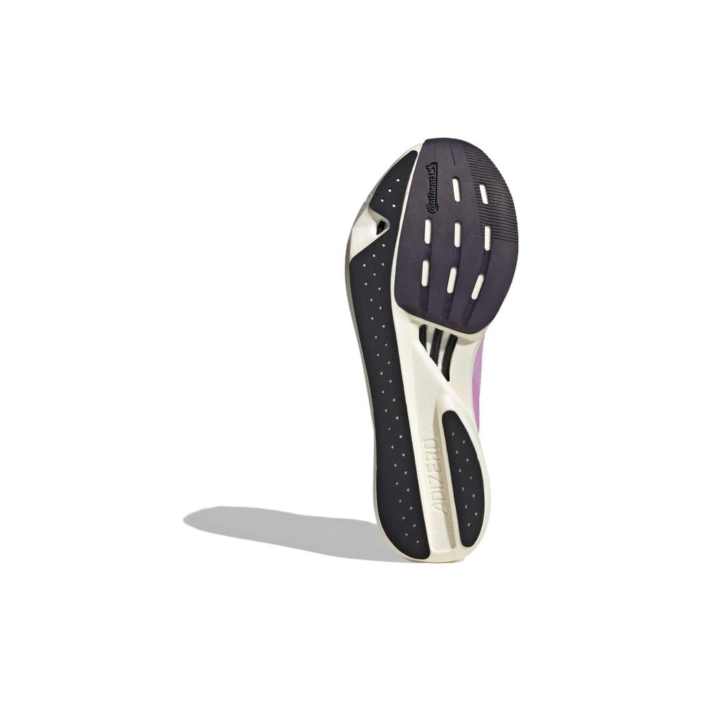 Adidas Adizero Takumi Sen 10 Карбоновая пластина Амортизация Прочные Низкие Кроссовки для бега Женские Кроссовки Фиолетовый IG8205