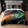 Venezia FC Football Design Bed Bedding Set 1 Duvet Cover + 2 Pillowcases Soft Breathable Household Bed Linens