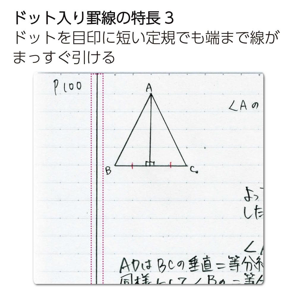KOKUYO Note Campus Note Limited Dotted B5 Watercolor Palette 5 Color Pack No-3CBTN-L34X5 B Ruled (6mm)