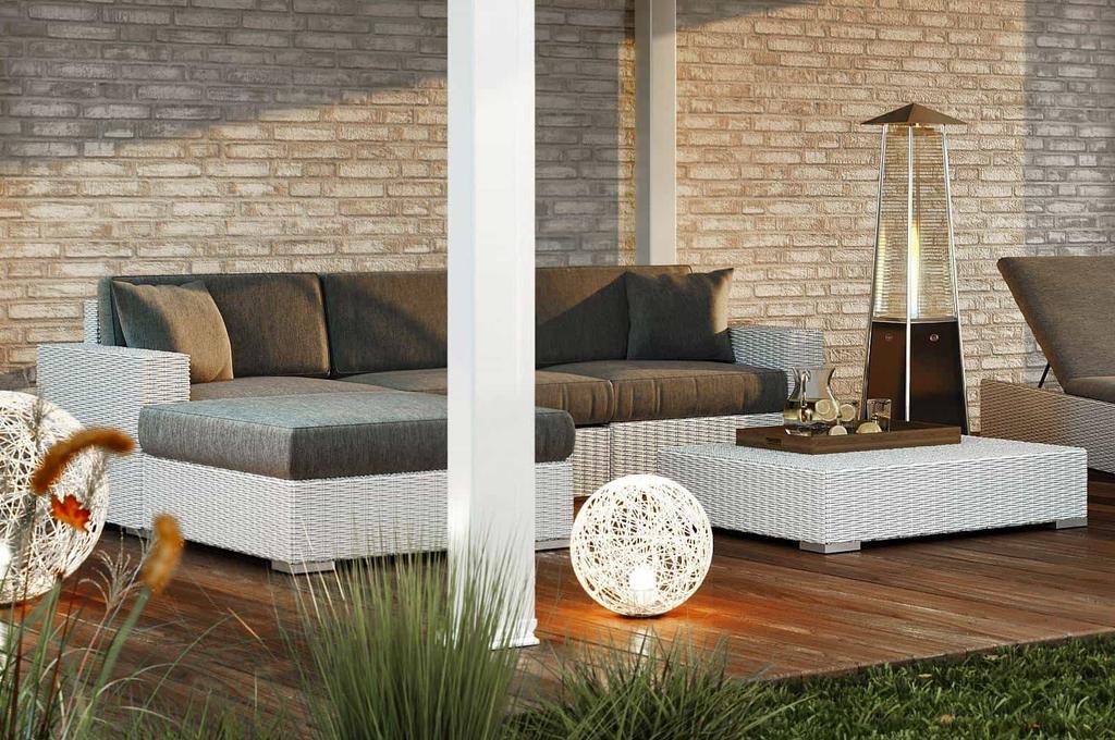 Milano I Oltre Royal White Technorattan Garden Furniture Homms