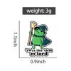'twas the 'tism M'lord Enamel Pins Funny Frog Brooches Lapel Badges Cartoon Animal Quotes Jewelry Gift for Friends