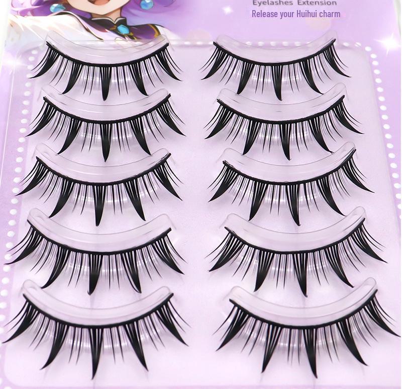 Cat Barbie Eyelashes: Natural, Thick, Photogenic, Double Eyelid Support with Eyeliner