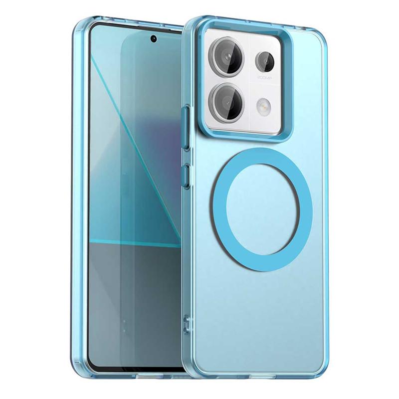 Чехол для Xiaomi Redmi Note 13 Pro 5G с поддержкой Magsafe, покрытие для беспроводной зарядки, матовый TPU бампер для задней панели телефона Xiaomi Redmi Note 13 Pro Plus