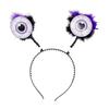 Halloween Scary Eyeball Headband with Big Plush Shapes Exaggerated Decorative Hair Hoop Party Accessories
