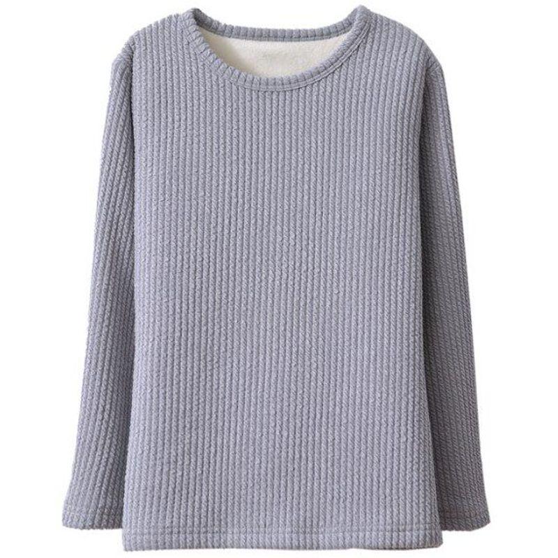Kids' Sweater Fall and Winter Fleece-lined Thickened Bamaqin Boys Girl Base Tops Thermal Clothes Baby Bottoming Shirt