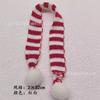 Mini Christmas Hat Scarf Doll Wool Hat Small Scarf Bouquet Wine Bottle Drink Christmas Decoration