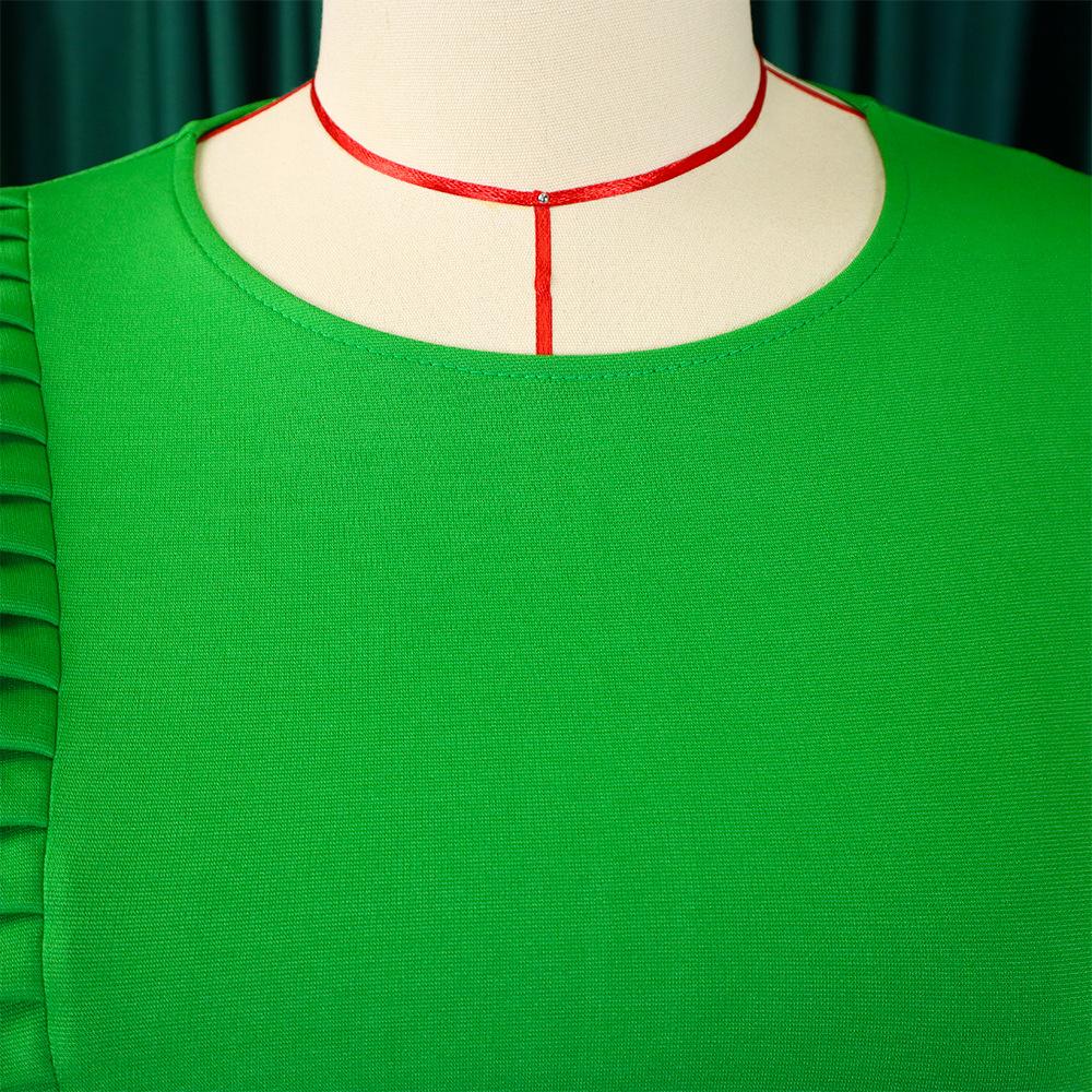 Women's Autumn and Winter Dress Temperament Elegant Office Plus Size Dresses