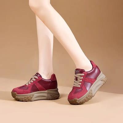 Модная женская спортивная обувь на высокой платформе, женская обувь, новинки, легкая, оригинальная, удобная и элегантная вулканизированная обувь, распродажа