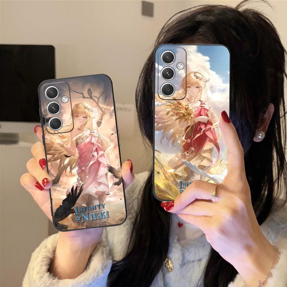 Чехол для смартфона Infinity Nikki для Samsung Galaxy S24 S23 S22 S21 S20 S10 S9 Plus FE Ultra Lite Черный