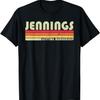 ДЖЕННИНГС Фамилия Смешная Ретро Винтажная 90-х Футболка для Дня Рождения Встречи